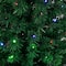 6ft. Pre-Lit Fiber Optic Artificial Christmas Tree with Star Tree Topper and Pot, LED Color-Changing Lights